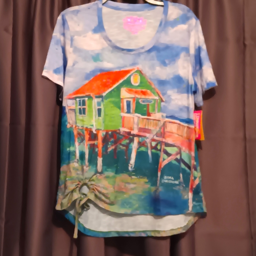 New Leoma Lovegrove Beachy Top Large nwt